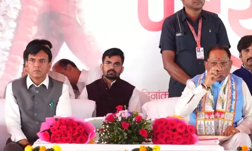 जशपुर पहुंचे केंद्रीय मंत्री मनसुख मांडविया जनजातीय गौरव दिवस समारोह में हुए शामिल