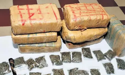 Guntur में 25 गांजा तस्कर और उपभोक्ता गिरफ्तार, 7.2 किलोग्राम प्रतिबंधित पदार्थ जब्त