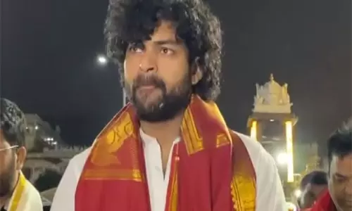 मटका की रिलीज से पहले Varun Tej ने तिरुमाला मंदिर में पूजा-अर्चना की