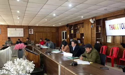 Arunachal : तवांग पुलिस ने जिला स्तरीय एनसीओआरडी बैठक आयोजित की Arunachal : तवांग पुलिस ने जिला स्तरीय एनसीओआरडी बैठक आयोजित की