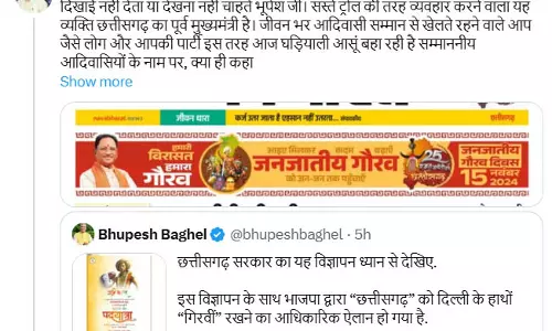 दिखाई नहीं देता या देखना नहीं चाहते भूपेश जी : पंकज कुमार झा