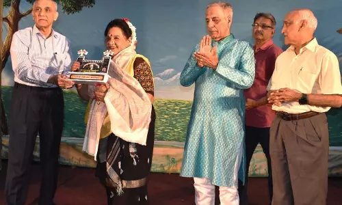 अनुभवी मराठी थिएटर और सिने कलाकार नयना आप्टे को Margao में सम्मानित किया