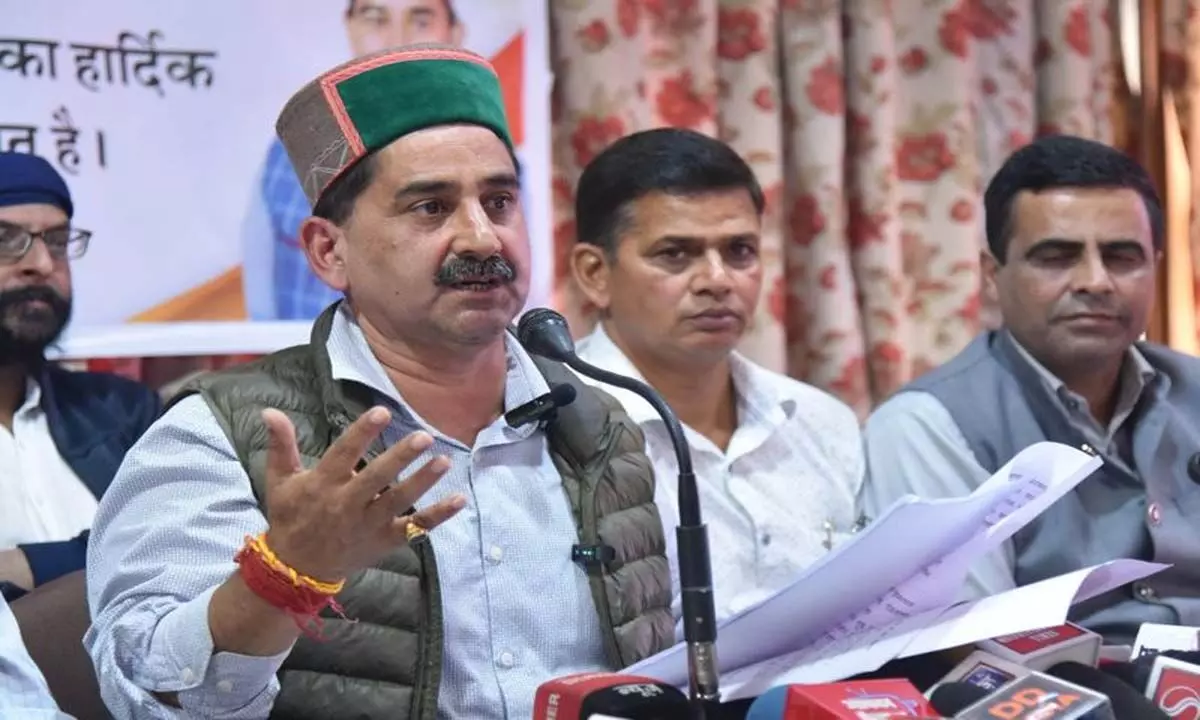 Himachal: केवल सिंह पठानिया ने कहा कि भाजपा आम आदमी को प्रभावित करने वाले मुद्दों की अनदेखी कर रही