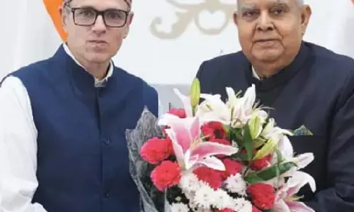 CM Omar ने नई दिल्ली में उपराष्ट्रपति धनखड़ से मुलाकात की