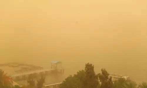 कैलिफोर्निया: धूल भरी आंधी से जनजीवन प्रभावित, हाइवे पर लगा जाम, बिजली सप्लाई हुई ठप