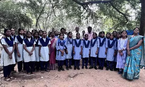 जवाहर नवोदय विद्यालय के छात्रों ने विज्ञान ज्योति कार्यक्रम के तहत MGIT का दौरा
