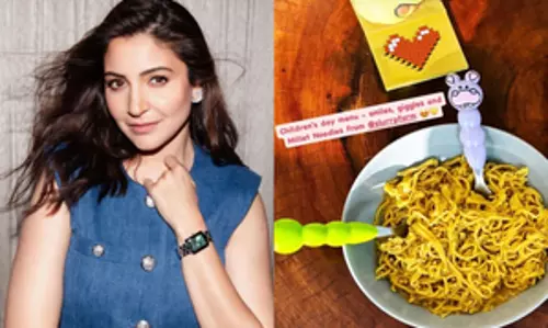 Anushka Sharma ने अपने बाल दिवस मेनू की एक झलक साझा की Anushka Sharma ने अपने बाल दिवस मेनू की एक झलक साझा की