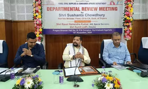 Tripura आवश्यक वस्तुओं की कीमतों को नियंत्रित करने के लिए जिलावार बैठक आयोजित