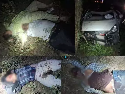 BREAKING: महाराष्ट्र के बिजनेसमैन की कार का एक्सीडेंट, 4 लोगों की मौत BREAKING: महाराष्ट्र के बिजनेसमैन की कार का एक्सीडेंट, 4 लोगों की मौत