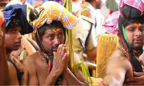 Sabarimala की पैदल यात्रा आज शाम को खुल रही..अयप्पा भक्तों की उमड़ी भीड़