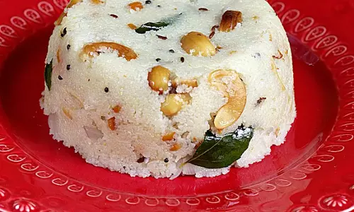 नारियल स्वाद वाला चावल उपमा रेसिपी