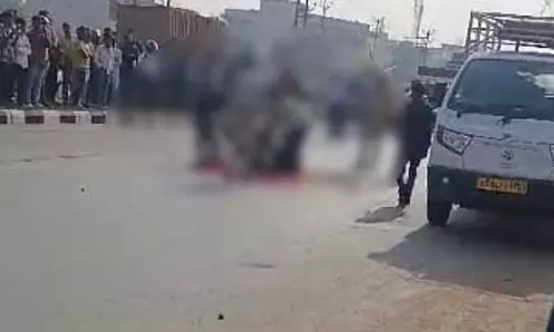 कुशालपुर चौक में सड़क हादसा, युवक की मौत