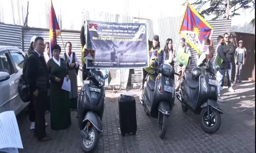तिब्बती महिला संघ ने Dharamshala से जागरूकता यात्रा शुरू की