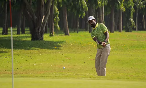 Jaipur Open 2024: अर्जुन प्रसाद ने दूसरे राउंड में 64 के साथ बढ़त बनाई Jaipur Open 2024: अर्जुन प्रसाद ने दूसरे राउंड में 64 के साथ बढ़त बनाई