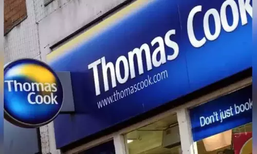 Thomas Cook इंडिया का दूसरी तिमाही का शुद्ध लाभ 40% बढ़कर 72 करोड़ रुपये हुआ Thomas Cook इंडिया का दूसरी तिमाही का शुद्ध लाभ 40% बढ़कर 72 करोड़ रुपये हुआ