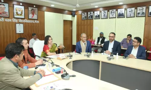 Meerut: टाइम्स प्रो ने सीसीएसयू के छात्रों के लिए लांच किया ऐप Meerut: टाइम्स प्रो ने सीसीएसयू के छात्रों के लिए लांच किया ऐप