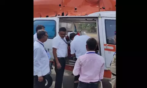 केंद्रीय गृह मंत्री अमित शाह के हेलिकॉप्टर की जांच हुई, VIDEO