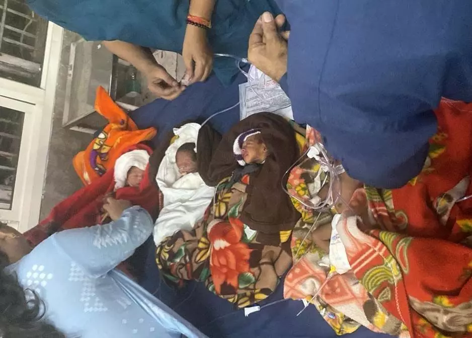 NICU में फैली आग, 10 बच्चों की मौत