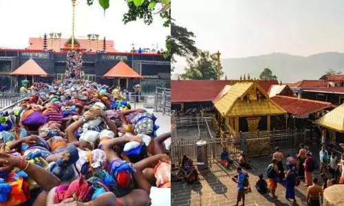 Kerala: अयप्पा के दर्शन करने आए.. सबरीमाला में उमड़ा भक्तों का सैलाब Kerala: अयप्पा के दर्शन करने आए.. सबरीमाला में उमड़ा भक्तों का सैलाब