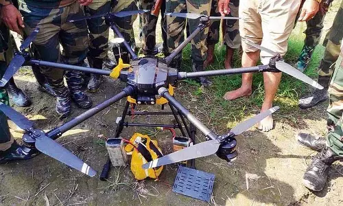 BSF ने पंजाब सीमा पर एक सप्ताह में रिकॉर्ड 16 ड्रोन जब्त किए