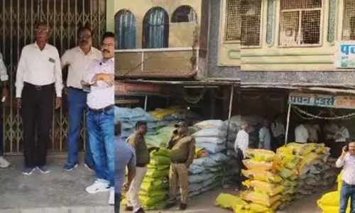 Maihar : दो दुकानों पर छापामार कार्रवाई में खाद्य विभाग की टीम ने जब्त की 365 बोरी खाद