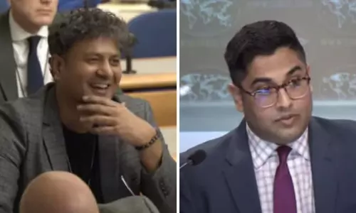 Pakistani पत्रकार ने प्रेस ब्रीफिंग के दौरान चैंपियंस ट्रॉफी विवाद उठाया, आगे जो हुआ...