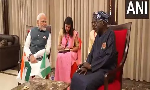 PM Modi ने नाइजीरिया के राष्ट्रपति बोला अहमद टीनूबू से मुलाकात की