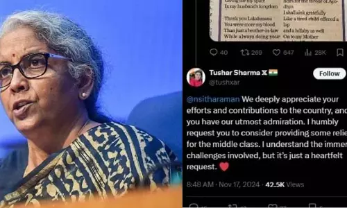 मध्यम वर्ग के लिए राहत.. Netizen का निर्मला से अनुरोध.. अचानक प्रतिक्रिया
