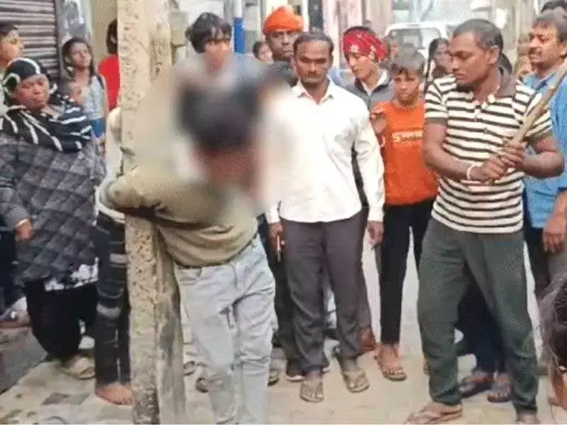 Haryana : फरीदाबाद में नाबालिग लड़की से छेड़छाड़ की कोशिश करने वाले युवक की पिटाई