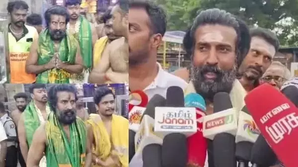 तिरुचेंदूर मुरुगन मंदिर में आप किसे देखेंगे: Actor Soori तिरुचेंदूर मुरुगन मंदिर में आप किसे देखेंगे: Actor Soori