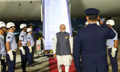 ब्राजील में पीएम मोदी का भव्य स्वागत ब्राजील में पीएम मोदी का भव्य स्वागत