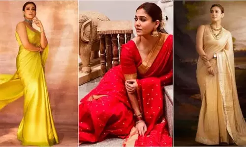 साड़ी लुक्स से साबित होता है कि वो क्वीन हैं :Happy Birthday Nayanthara