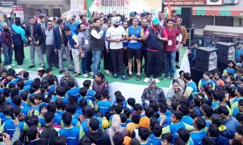 Abohar में मैराथन में 8,000 लोगों ने हिस्सा लिया