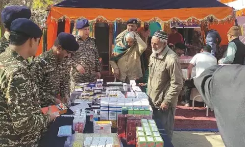 CRPF ने डिगडूल में निःशुल्क चिकित्सा शिविर का आयोजन किया