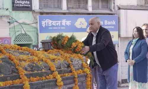 Shimla के मेयर चौहान ने लाला लाजपत राय को श्रद्धांजलि दी Shimla के मेयर चौहान ने लाला लाजपत राय को श्रद्धांजलि दी