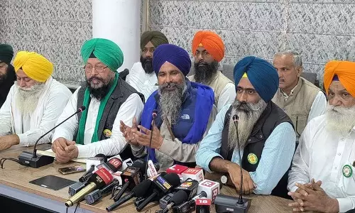 पंजाब के किसानों ने MSP और अन्य मांगों को लेकर दिल्ली तक विरोध मार्च की घोषणा की पंजाब के किसानों ने MSP और अन्य मांगों को लेकर दिल्ली तक विरोध मार्च की घोषणा की