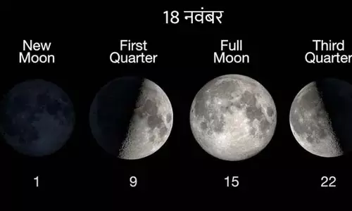 Moon Phase: अपने चंद्र चक्र के वानिंग गिबस चरण में, 91% प्रकाशित Moon Phase: अपने चंद्र चक्र के वानिंग गिबस चरण में, 91% प्रकाशित