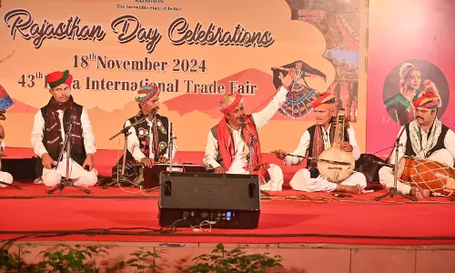 Jaipur: अन्तर्राष्ट्रीय व्यापार मेला में राजस्थान दिवस पर सांस्कृतिक कार्यक्रमों ने समा बांधा