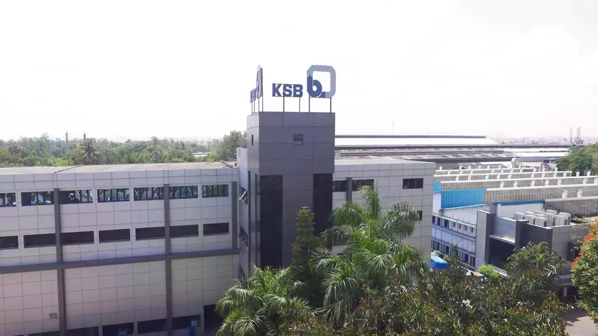 KSB शेयर की कीमत में 3.23% से ऊपर