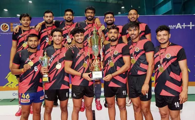 लवली प्रोफेशनल यूनिवर्सिटी ने Kabaddi चैंपियनशिप जीती