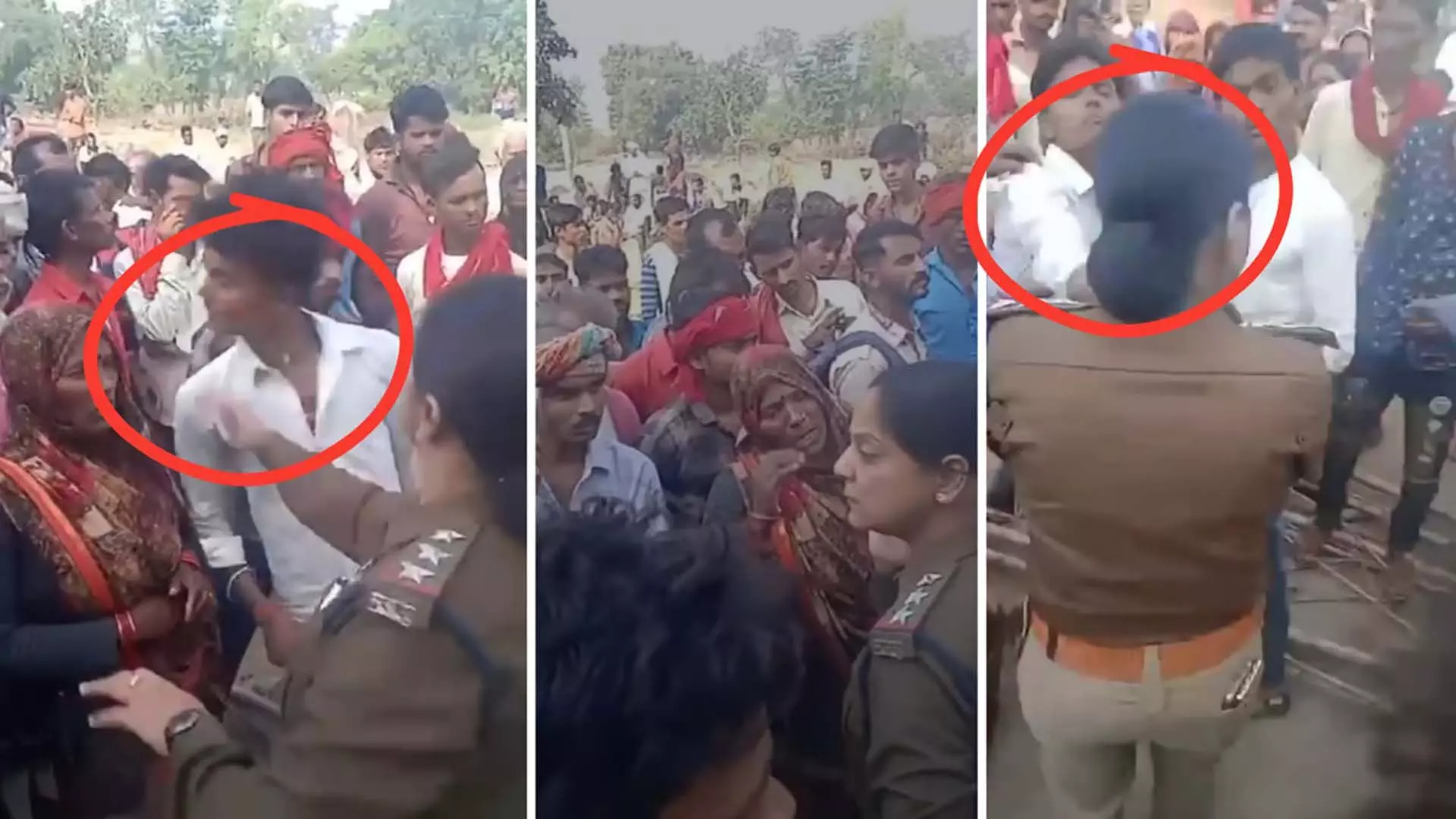 युवक ने महिला पुलिस अधिकारी को मारा थप्पड़, पुलिस विभाग में हंगामा, वीडियो वायरल