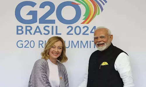 प्रधानमंत्री मोदी ने इटली की प्रधानमंत्री मेलोनी से मुलाकात की