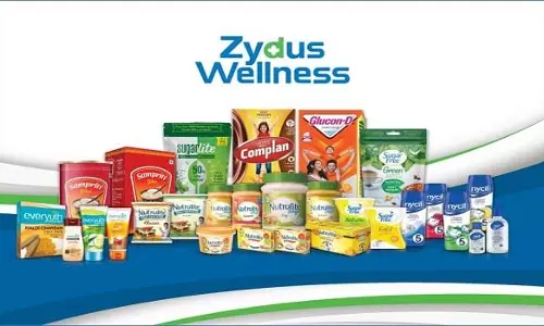 Zydus Wellness शेयर की कीमत में 5.03% ऊपर Zydus Wellness शेयर की कीमत में 5.03% ऊपर