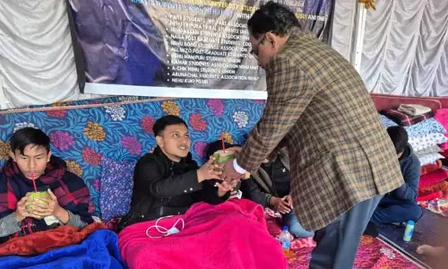Meghalaya : एनईएचयू के प्रभारी कुलपति ने प्रदर्शनकारी छात्रों के स्वास्थ्य को प्राथमिकता दी