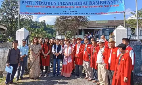 Arunachal : केंद्रीय राज्य मंत्री ने दिबांग जलविद्युत परियोजना स्थल का दौरा किया