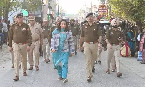 उपचुनाव के लिए Chabbewal में फ्लैग मार्च कल उपचुनाव के लिए Chabbewal में फ्लैग मार्च कल
