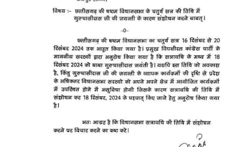 राज्यपाल को नेता प्रतिपक्ष डॉ. चरणदास महंत ने लिखा पत्र
