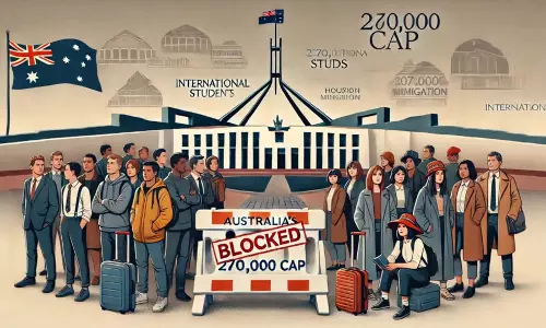 अंतर्राष्ट्रीय छात्रों की संख्या सीमित करने की Australia की योजना पर रोक अंतर्राष्ट्रीय छात्रों की संख्या सीमित करने की Australia की योजना पर रोक