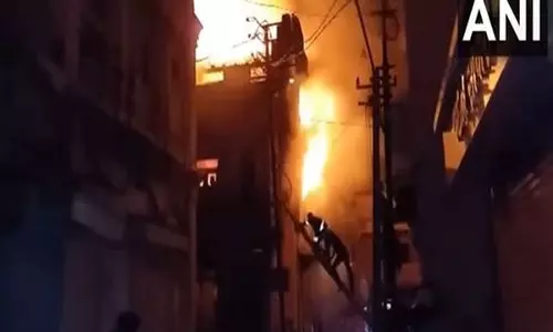 Gujarat: भावनगर में गोदाम में लगी आग
