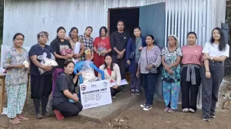 Nagaland :  स्वयं सहायता समूह वोखा को मशरूम की खेती का प्रशिक्षण दिया गया